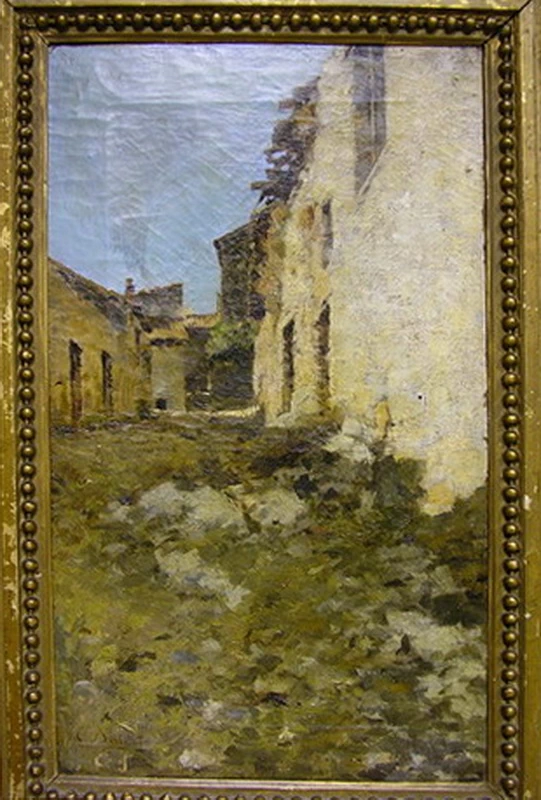 Cesare Bertolotti-8-Viuzza di paese montano